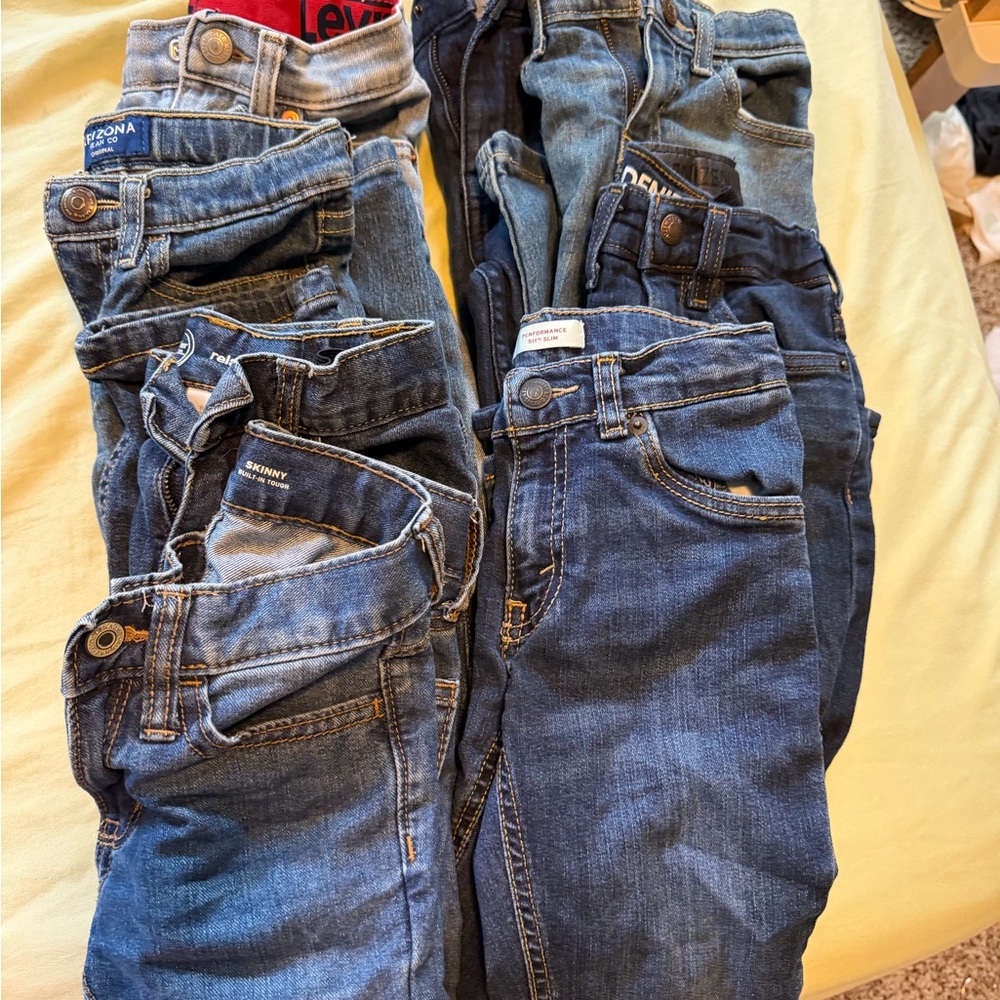 Bundle of Blue Denim Jeans - Multiple Pairs
